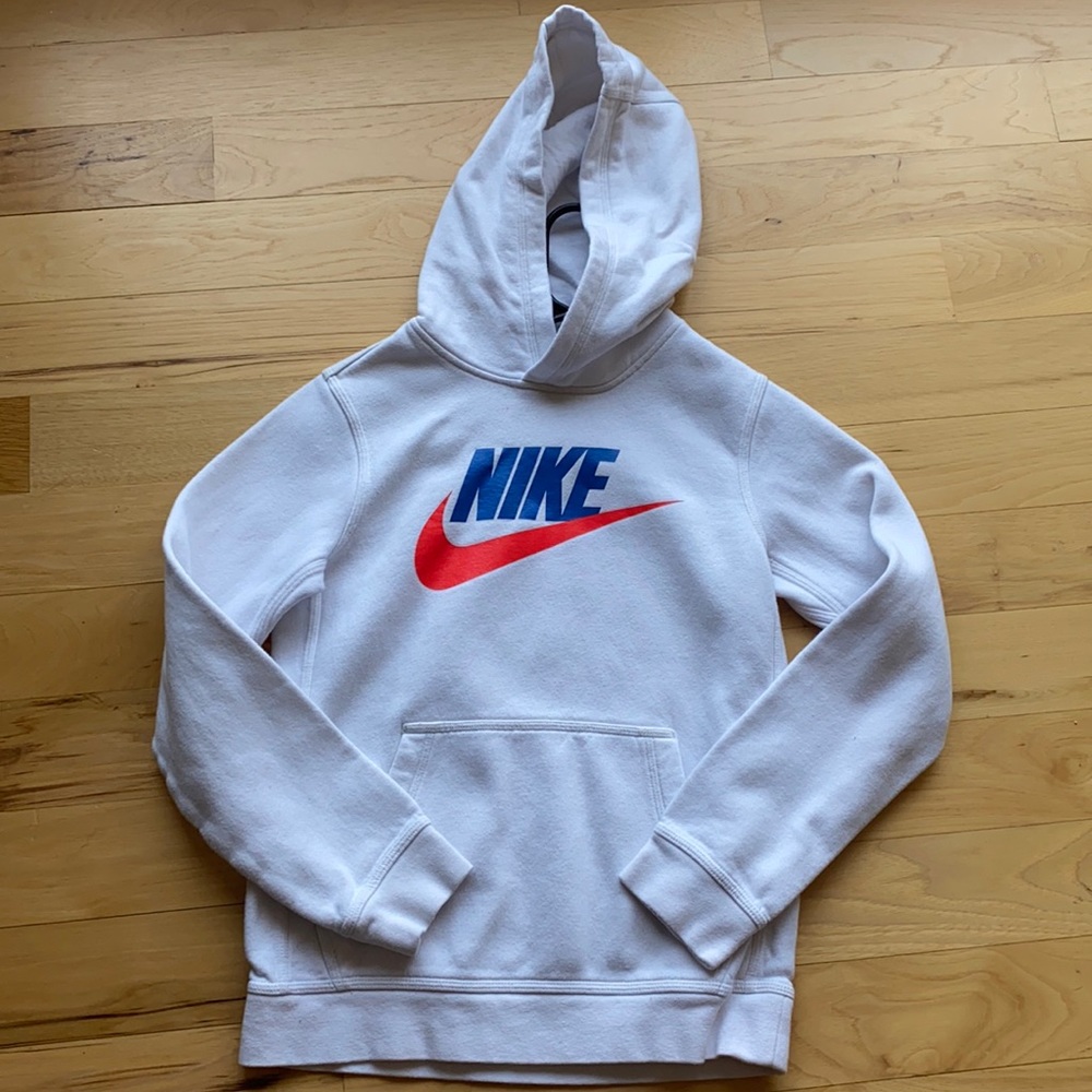 White Nike girls hoodie